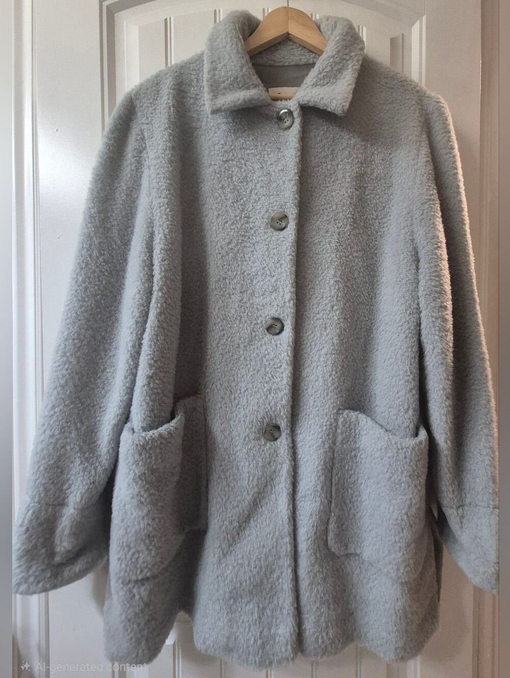 Womens Vintage Wool/Mohair Blend  Teddy Coat Size XL